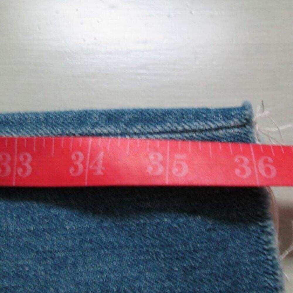 Women's L'Agence Medium Wash Denim Jeans- Raw Hem-Size 25 preowned-GUC - Picture 14 of 15